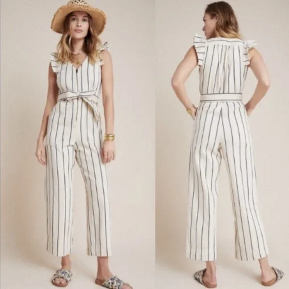 Women’s Anthropologie Hedda Jumpsuit Size 0 - Picture 1 of 11